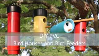 DIY PVC Bird House (Nesting Box) / Bird Feeder Plans