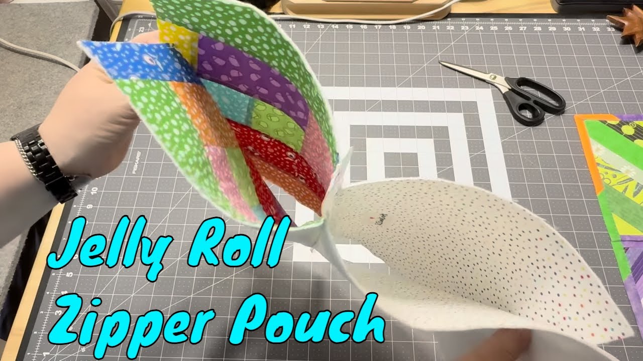 How Many Projects Can I Make Using a Jelly Roll? Zipper Pouch