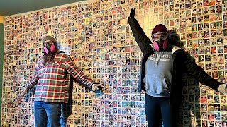 Watch: Homeowners Find 1,600 Baseball Cards Lining Wall In Their Home