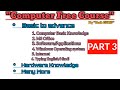 Computer Free Course (Part 3)