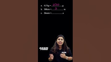 Fill in the Blanks | Measurements and units - Class 8 Physics