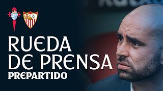 Rueda de prensa de Claudio Giráldez previa al Celta vs Sevilla FC