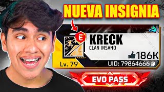 COMPRE LA NUEVA &quot;INSIGNIA&quot; PARA MI CUENTA😱🤑 DE FREE FIRE !!