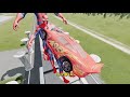 Car vs Spider-Man car driving Spider-Man car challenges