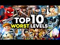 Top 10 WORST Levels In LEGO Games