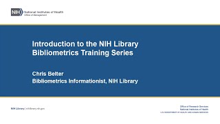 Week 1: Introduction to the series