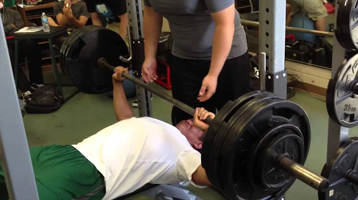 bench and squat maxes Thomas McCraw