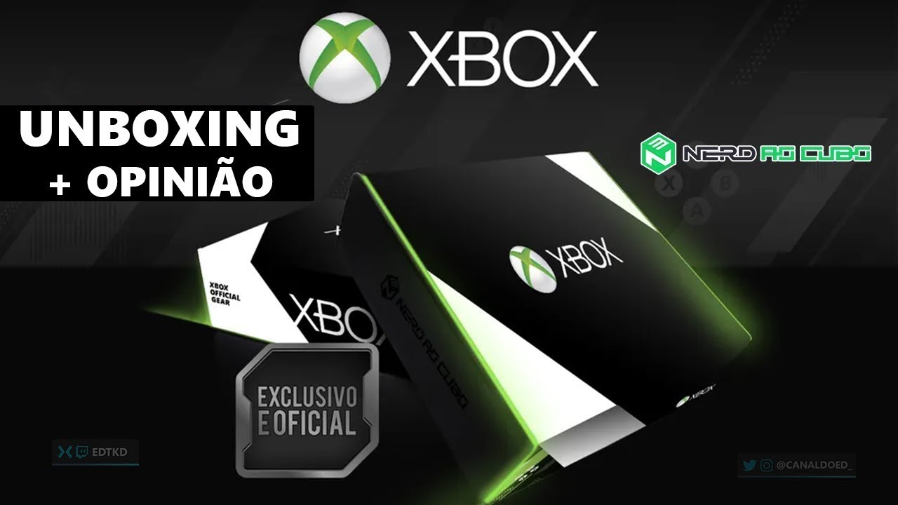 Chegou a Xbox Official Gear - Lançamento exclusivo no Brasil 