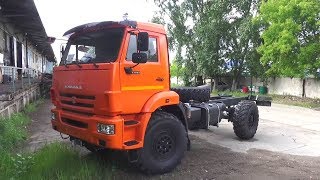 2017 Камаз 43502 4x4. Обзор (интерьер, экстерьер, двигатель).