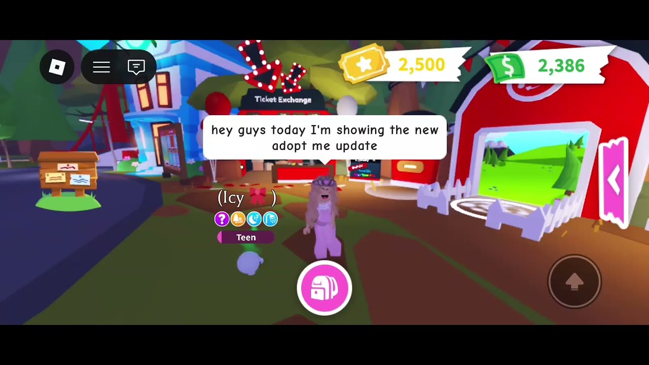 Showing the new adopt me update - YouTube