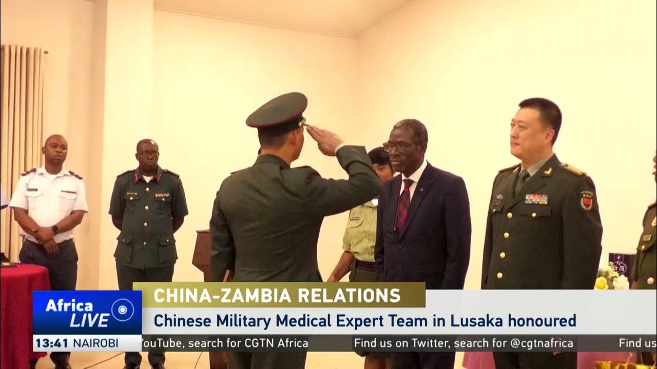 Zambia honors Chinese medical personnel