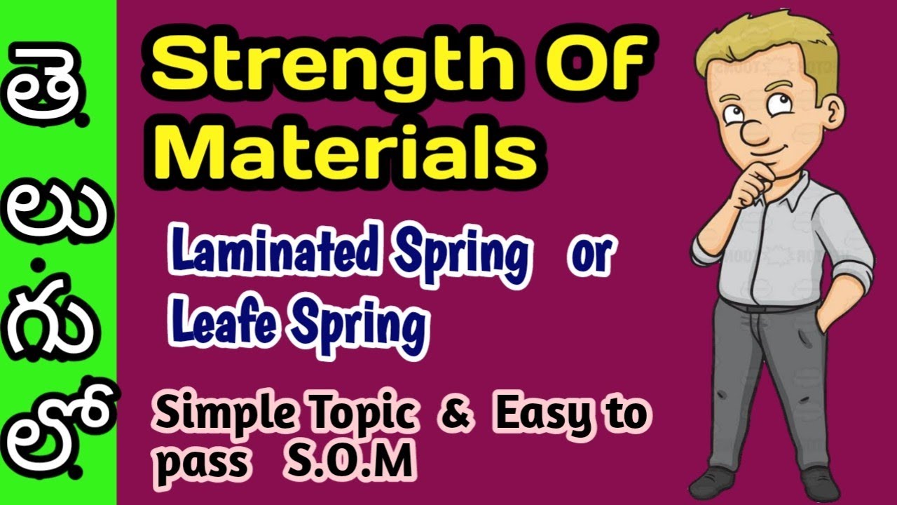 apsbtetwhat is meant by laminated spring in telugu explanationleaf