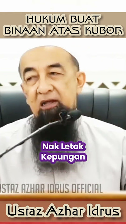 Hukum Buat Binaan Atas Kubur