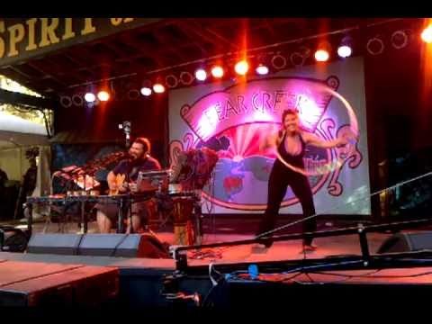 Amy Rogers Hoopdancing Onstage w/ Zach Deputy @ Be...