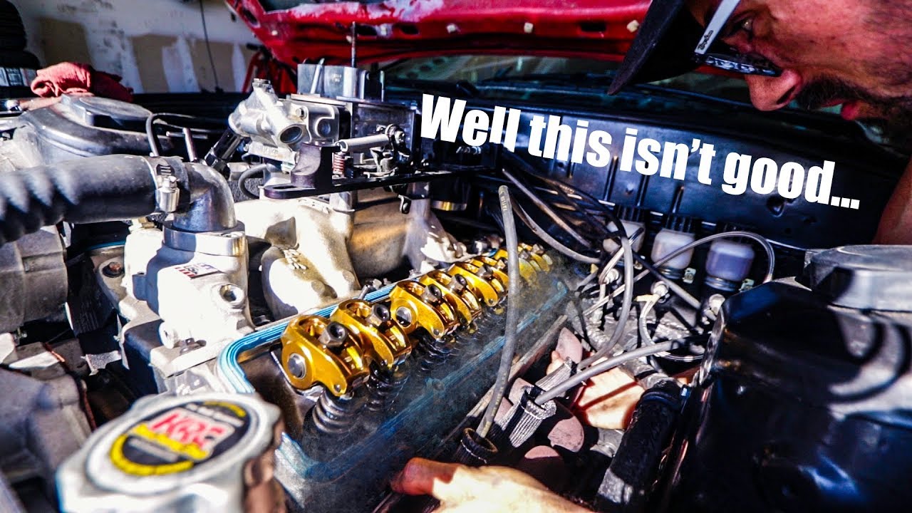 I'm pretty sure Oil doesn't belong in the Exhaust... Small Block Problems