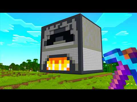 ZBUDOWAŁEM NAJWIĘKSZY DZIAŁAJĄCY PIEC na SURVIVALU w MINECRAFT!