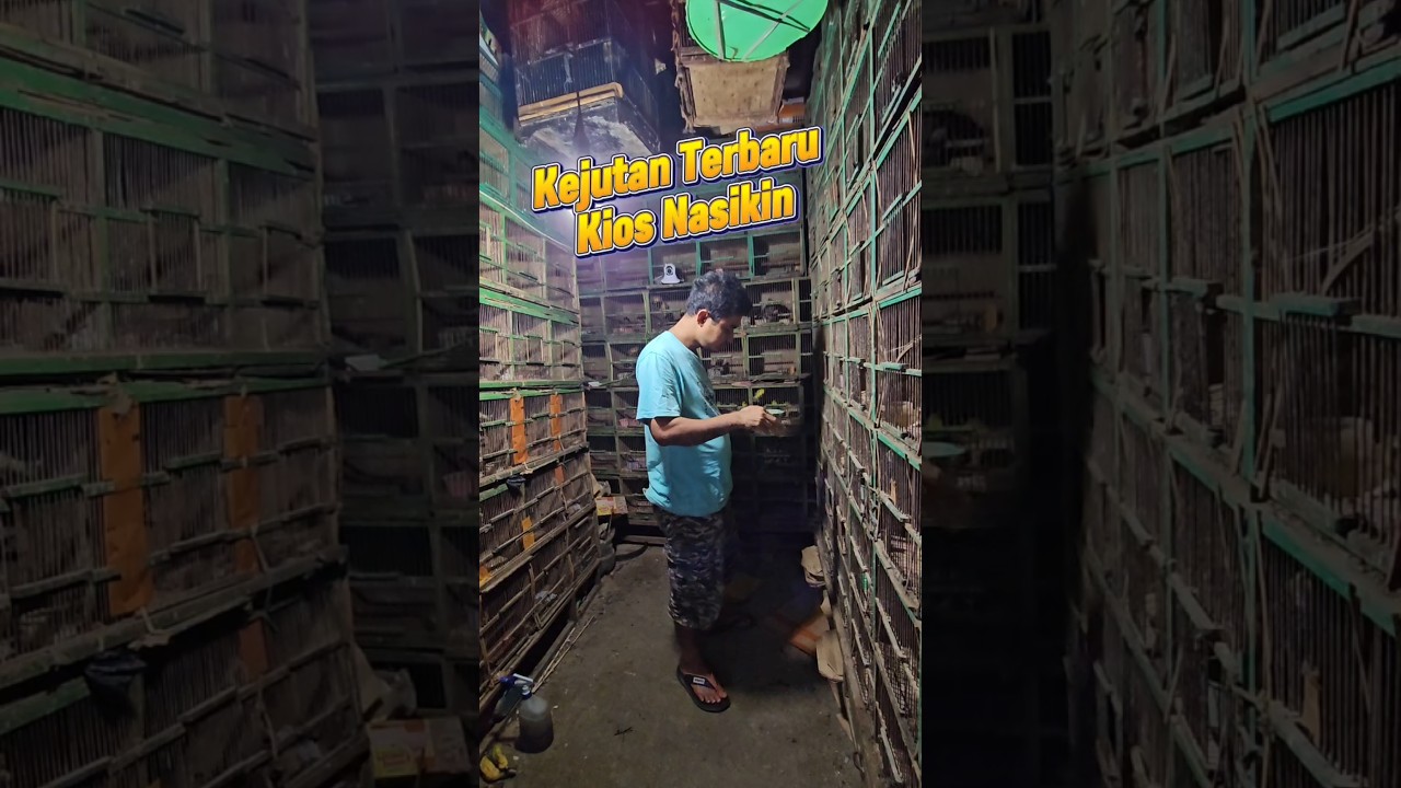 Persiapan Obral Gila Gilaan Kios Nasikin Pasar Pramuka