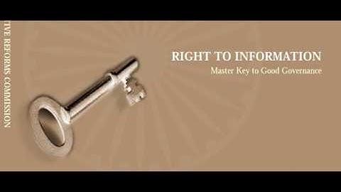 2nd ARC Report 1 Part 1 for UPSC Civil Services Mains Examination