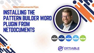 Installing the Pattern Builder Word Plugin from NetDocuments