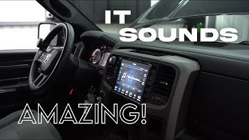 Installing PAC AmpPRO AP4-CH41 + BIG 3 upgrade in the Ram! Sound system is COMPLETE!