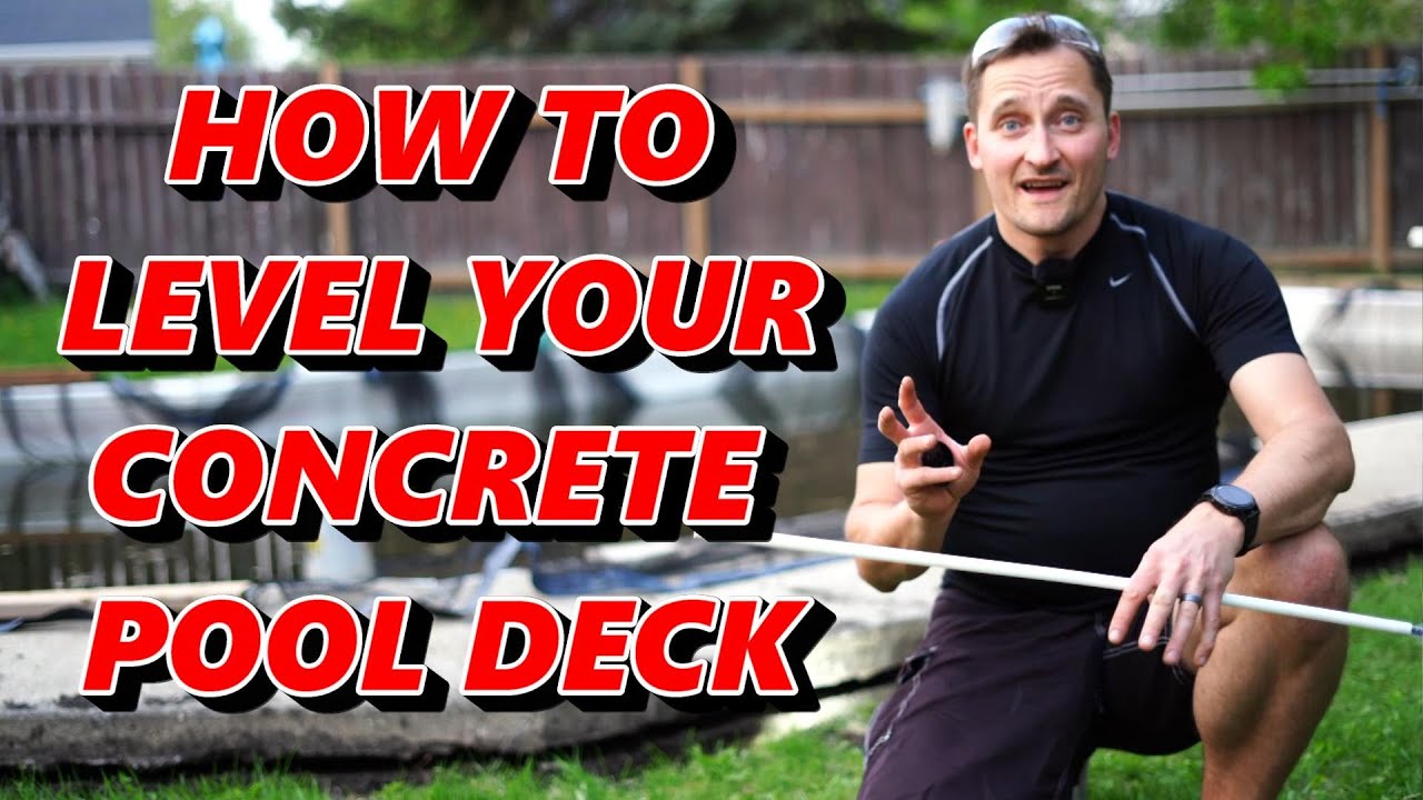 Как отремонтировать затонувшую палубу бассейна с помощью монтажной пены