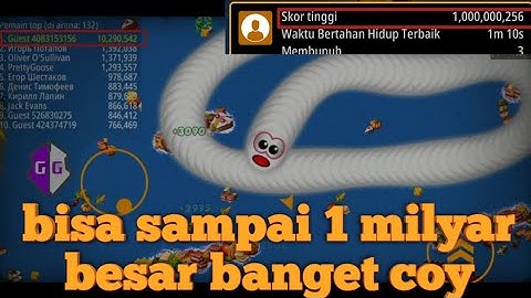 Cara cheat worms zone dengan game guardian no root | worms zone#1