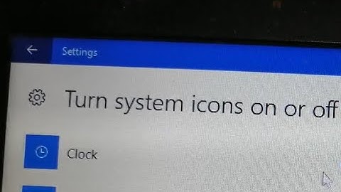 how to disable clock icon from taskbar in windows 10 laptop