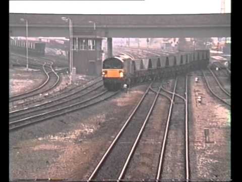 Class 58 exits Toton with Empty HAAs.wmv