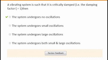 GATE AEROSPACE QUESTIONS & ANSWER  "VIBRATION"