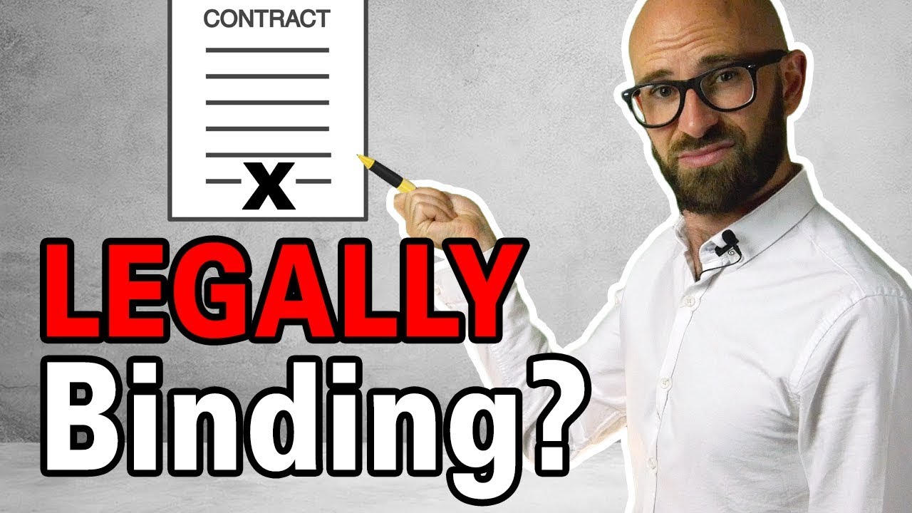 Can You Really Sign Things in a Legally Binding Way By Just Writing a Big X - YouTube