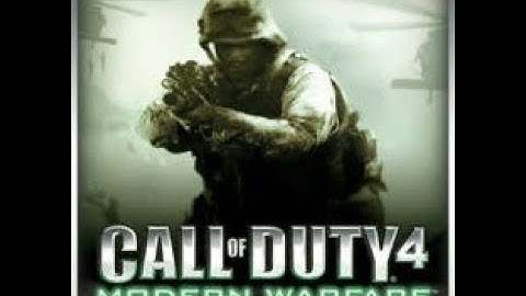 Call of Duty 4 File Write Error