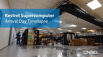 Kestrel Supercomputer Arrival Day Timelapse