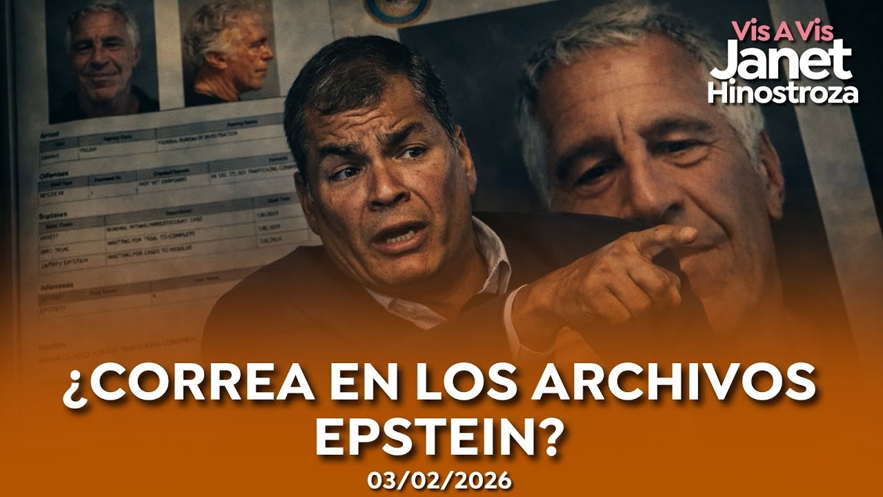 ARCHIVOS DE EPSTEIN: CORREA Y ECUADOR APARECEN