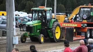 John Deere 7810 pulling Richmond 2015 13500lbs Samuel Rheault