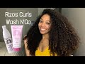 Curly Hair Wash N Go with Rizos Curls