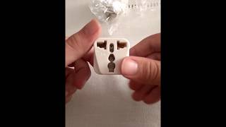 WD-9 EU Plug to Universal Socket Adapter From Gearbest Greek Unboxing