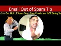 Get out of email spam folder tips 2023 PART 2 - #marketingtips