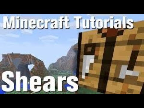 Comment faire Cisailles Dans Minecraft 2019