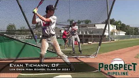 Evan Tiemann Prospect Video, OF, Los Osos High Sch...