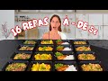 Meal prep en 2 heures  5 par repas  1 semaine healthy  petit budget