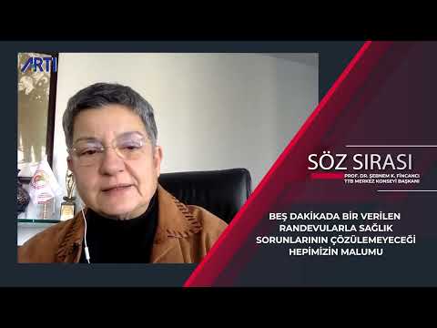 Söz Sırası Şebnem K.Fincancı'da: Beş dakikada bir verilen randevularla sağlık sorunları çözülemez