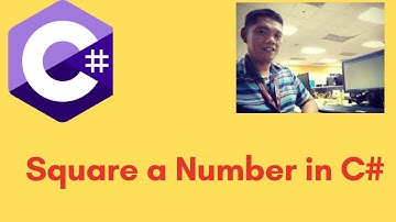 Square a Number in C#