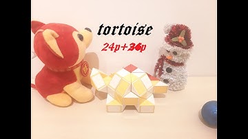 COMBINATION OF 2 SNAKE CUBE (36+24) - Tortoise