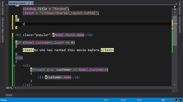 14  Razor Syntax (ASP.NET MVC Fundamentals)