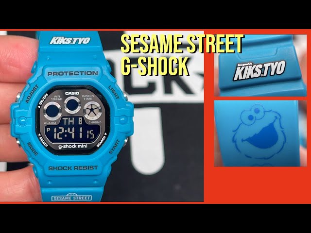 G-Shock KIKS TYO Cookie Monster Sesame Street Casio Watch 
