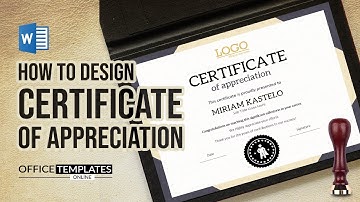 How to Design a Rising Start Certificate of Appreciation in MS Word