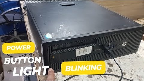 Hp Desktop pc power button light on off with beep sound no display issue