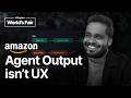 Agent Output Is Not UX: Rendering Layer Your LLM Pipeline Is Missing - Bala Ramdoss, Amazon Lens Episode cover