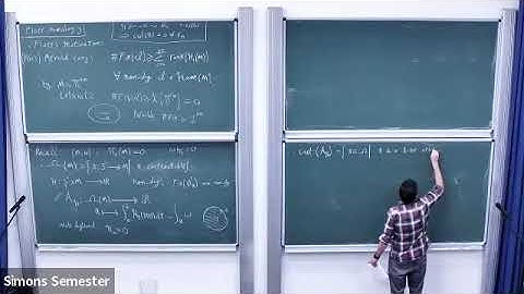 Sobhan Seyfaddini (Sorbonne Université), lecture 3