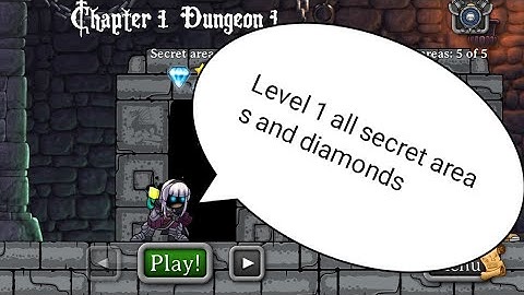 magic rampage level 1 || chapter 1 dungeon 1 all secret areas and diamonds #rampagegames